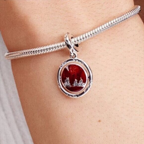 Pandora Stranger Things Glow-in-the-dark Upside Down Dangle Charm - Picture 5 of 7